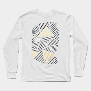 Ab Linear White Gold New Long Sleeve T-Shirt